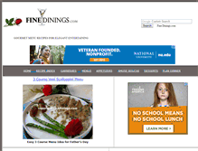 Tablet Screenshot of finedinings.com